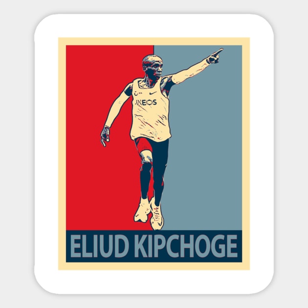 eliud kipchoge Sticker by BreanRothrock